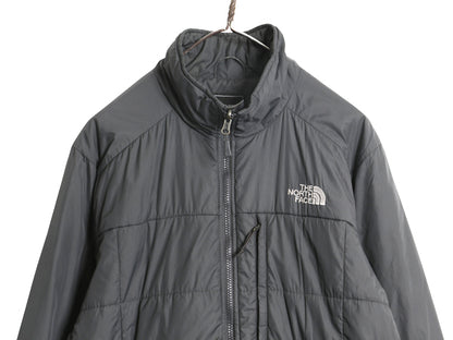 ノースフェイス 中綿 ナイロン ジャケット メンズ L / アウトドア フルジップ ブルゾン ハイネック プリマロフト パッカブル キルティング