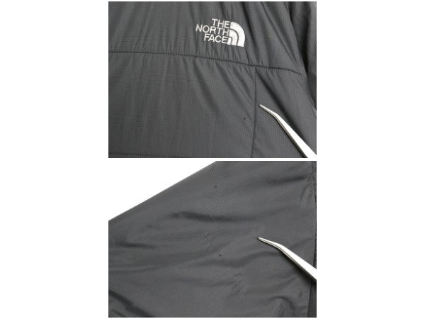 ノースフェイス 中綿 ナイロン ジャケット メンズ L / アウトドア フルジップ ブルゾン ハイネック プリマロフト パッカブル キルティング