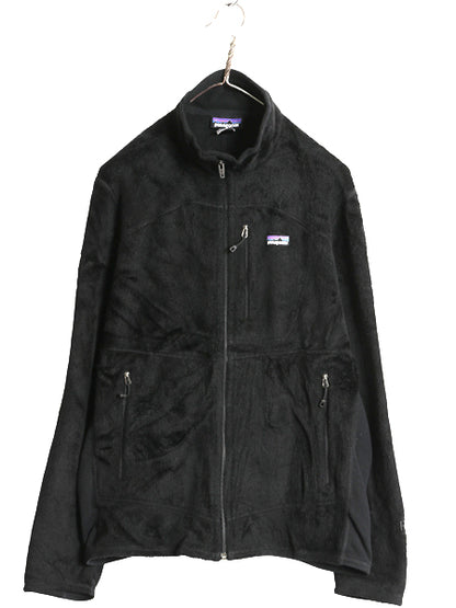 パタゴニア R2 フリース ジャケット メンズ M / 13年製 アウトドア フルジップ ブルゾン ジャンパー ボア ハイ パイル レギュレーター 黒