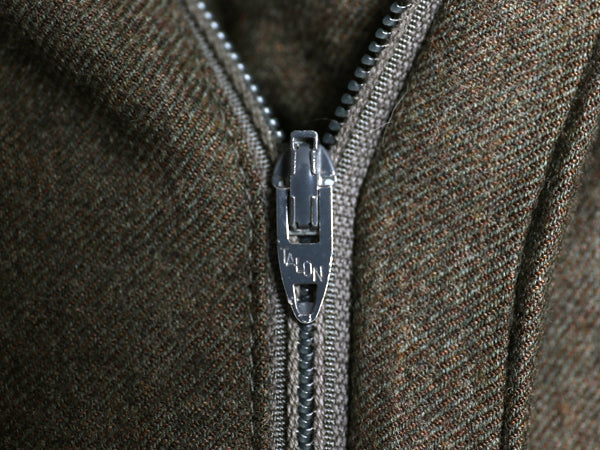 80s ブルックスブラザーズ ウール スラックス パンツ メンズ 35 / ヴィンテージ ノータック ストレート TALON 5ポケット トラウザー カーキ