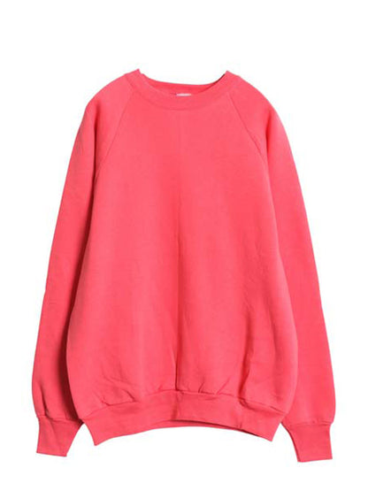 デッドストック 80s USA製 フルーツオブザルーム 無地 スウェット メンズ レディース L ヴィンテージ トレーナー 裏起毛 ブランク トップス