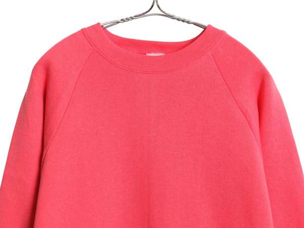 デッドストック 80s USA製 フルーツオブザルーム 無地 スウェット メンズ レディース L ヴィンテージ トレーナー 裏起毛 ブランク トップス