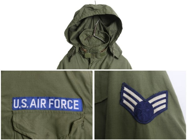 70s 米軍実物 USAF M-65 フィールド ジャケット SMALL REGULAR / 古着 76年製 ヴィンテージ ミリタリー 3rd ブラス 軍物 空軍 ジャンパー
