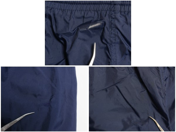 90s ナイキ ナイロン パンツ メンズ M / オールド 初期 銀タグ ポケット付き イージーパンツ トラック スポーツ ウォームアップ スウッシュ