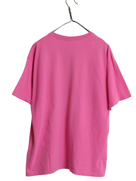 90s USA製 オールド ギャップ ポケット付き 無地 半袖 Tシャツ メンズ L / シングルステッチ ヘビーウェイト コットン ポケT 耳付き ピンク
