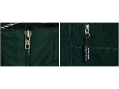 90s USA製 ★ パタゴニア シンチラ ジャケット メンズ S 古着 名作 97年代 オールド アウトドア フリース フルジップ ジャンパー グリーン
