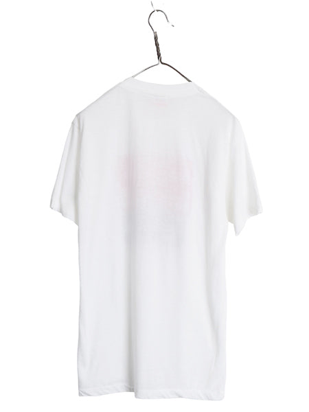 80s カナダ製 GLOBE 企業 ドル札 イラスト プリント Tシャツ メンズ L / ヴィンテージ 当時物 マガジン グラフィック シングルステッチ 白