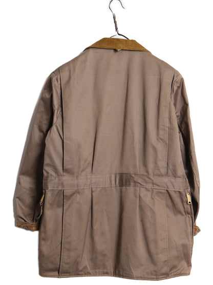70s USA製 ★ シアーズ Ted Williams ハンティング ジャケット メンズ M 程 古着 ヴィンテージ アウトドア 襟コーデュロイ カバーオール 茶