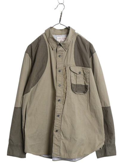 フィルソン 長袖 ハンティング シャツ メンズ L アウトドア フィッシング シューティング メッシュ ライナー付き コットン ジャケット 廃盤