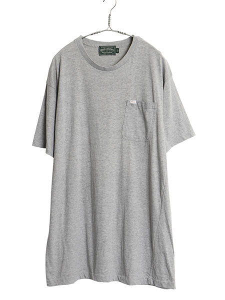 80s USA製 ポロカントリー ラルフローレン ポケット付き 半袖 Tシャツ メンズ L ヴィンテージ 当時物 ポロ ポケT シングルステッチ グレー