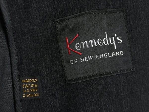 70s USA製 Kennedy's チェスター コート メンズ L 程/ ヴィンテージ 高級 ウール フィールド ロングコート テーラード トラッド ブラック