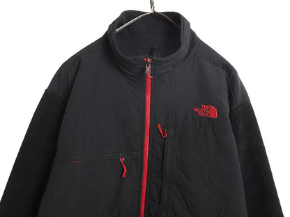 ノースフェイス デナリ ジャケット メンズ XL アウトドア フリース ナイロン ブルゾン ハイネック フルジップ アウター 大きいサイズ 黒