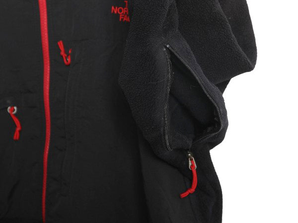 ノースフェイス デナリ ジャケット メンズ XL アウトドア フリース ナイロン ブルゾン ハイネック フルジップ アウター 大きいサイズ 黒