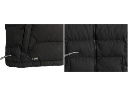 ノースフェイス ヌプシ ダウン ベスト レディース S 古着 アウトドア 700フィル ナイロン キルティング フルジップ 重ね着 パッカブル 黒