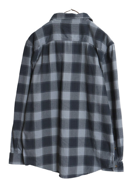US企画 カーハート 長袖 ヘビー フランネル シャツ メンズ M / 古着 チェック ORIGINAL FIT ワーク ネルシャツ コットン ワンポイント 厚手