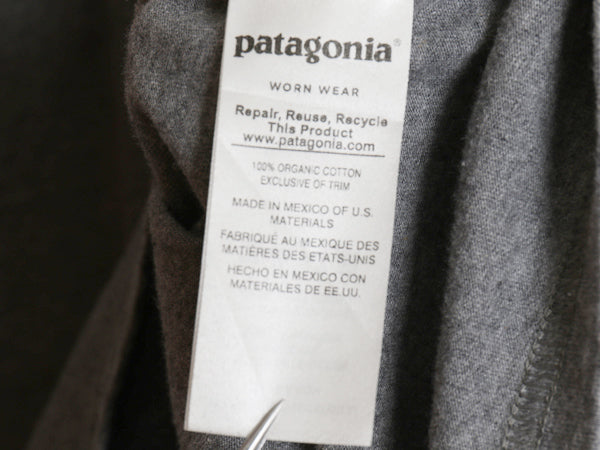 パタゴニア プリント 長袖 Tシャツ メンズ L / 17年製 アウトドア ロンT ロングスリーブ P-6 グラフィック ショップ ステッカー カットソー