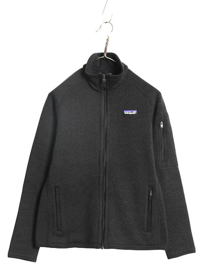 パタゴニア ベターセーター ジャケット レディース S / 古着 17年製 フリース セーター ブルゾン フルジップ アウトドア シンプル ブラック