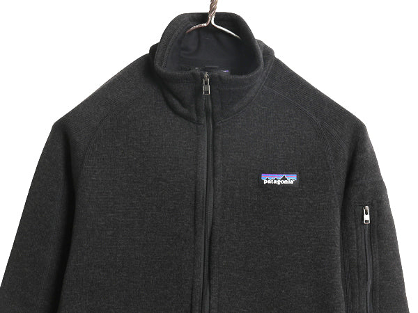 パタゴニア ベターセーター ジャケット レディース S / 古着 17年製 フリース セーター ブルゾン フルジップ アウトドア シンプル ブラック