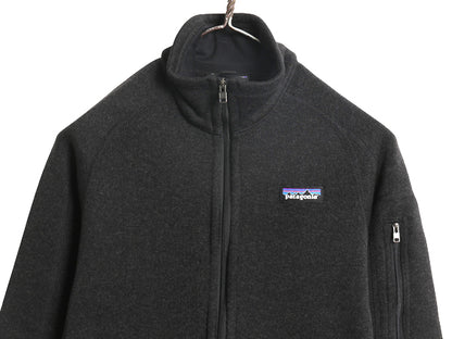 パタゴニア ベターセーター ジャケット レディース S / 古着 17年製 フリース セーター ブルゾン フルジップ アウトドア シンプル ブラック