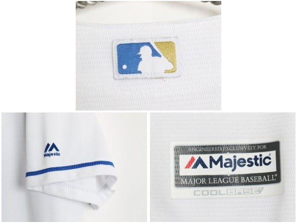 ロイヤルズ ベースボール シャツ メンズ L / MLB オフィシャル マジェスティック 大リーグ ユニフォーム ゲームシャツ ジャージ 半袖シャツ