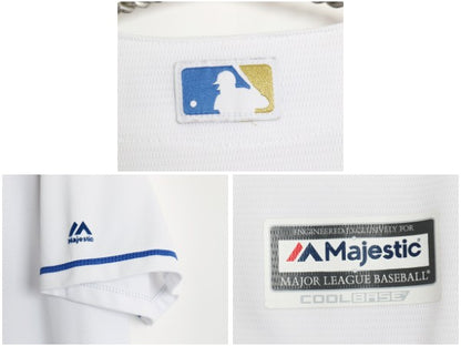 ロイヤルズ ベースボール シャツ メンズ L / MLB オフィシャル マジェスティック 大リーグ ユニフォーム ゲームシャツ ジャージ 半袖シャツ