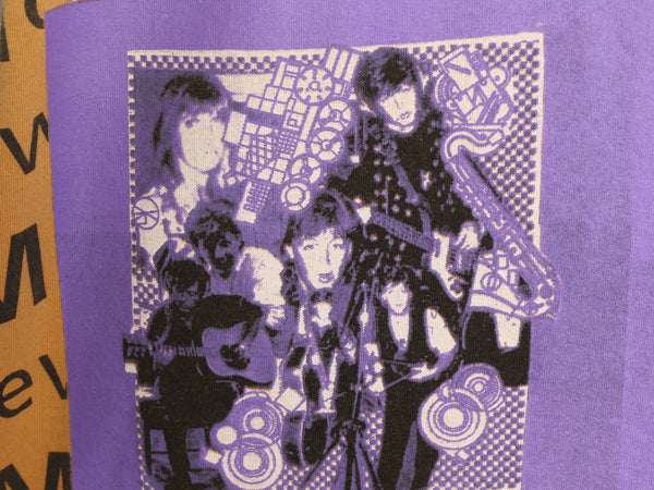 90s USA製 ★ ポールマッカートニー オールオーバー プリント Tシャツ メンズ XL 古着 オールド 当時物 ビートルズ バンド ロック 総柄 黄