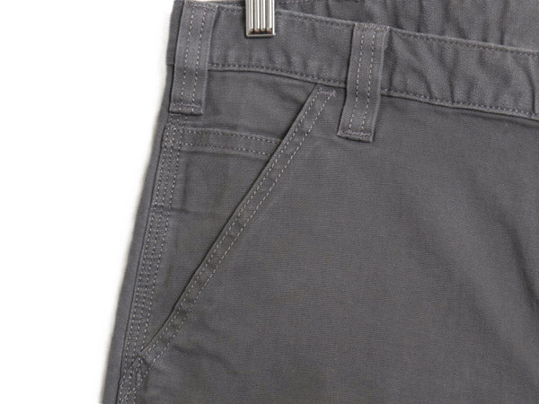 カーハート キャンバス ショートパンツ メンズ 34 古着 ワーク ストレッチ コットン ショーツ 短パン ダック ハーフパンツ ゆったり グレー
