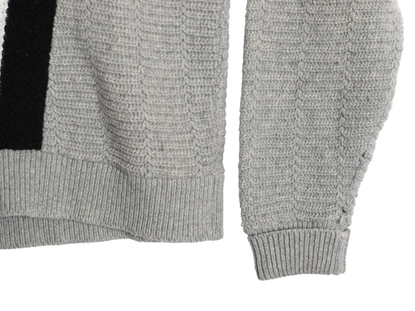 60s ★ キャンパス ラム ウール セーター メンズ M ヴィンテージ Vネック コディアック パターン ローゲージ 厚手 チャンキー マルチカラー