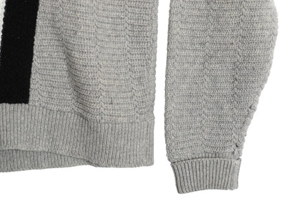 60s ★ キャンパス ラム ウール セーター メンズ M ヴィンテージ Vネック コディアック パターン ローゲージ 厚手 チャンキー マルチカラー