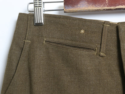 ほぼ デッドストック  40s 米軍実物 US AMRY ウール フィールド パンツ 30 31 / ヴィンテージ ミリタリー スラックス ストレート M-45 軍物