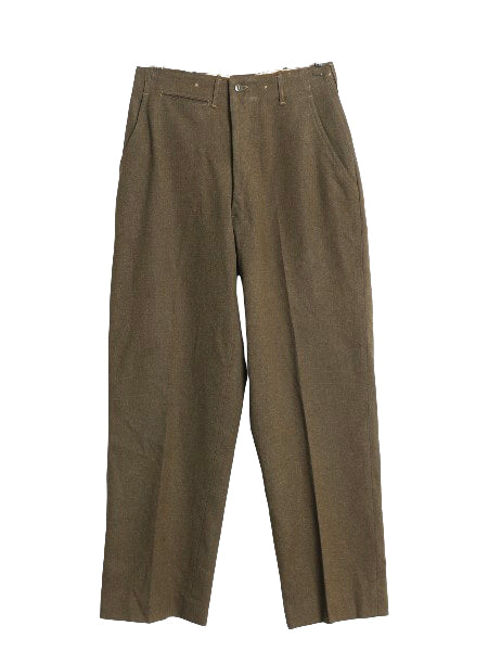 ほぼ デッドストック  40s 米軍実物 US AMRY ウール フィールド パンツ 30 31 / ヴィンテージ ミリタリー スラックス ストレート M-45 軍物