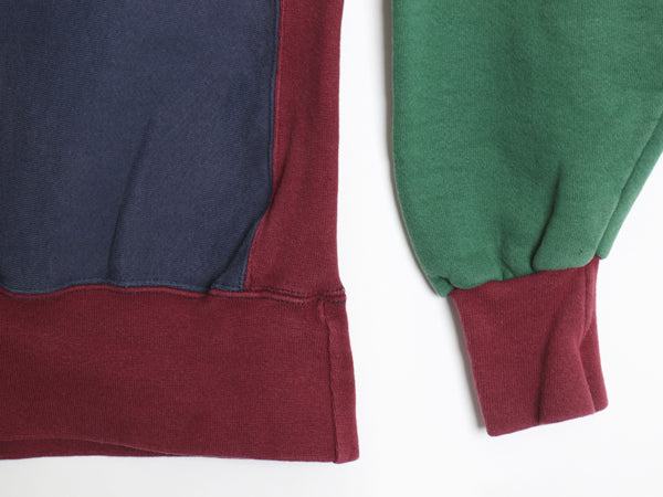 90s USA製 ハードロックカフェ 両面 刺繍 スウェット メンズ レディース L オールド トレーナー 裏起毛 企業物 リバース タイプ クレイジー
