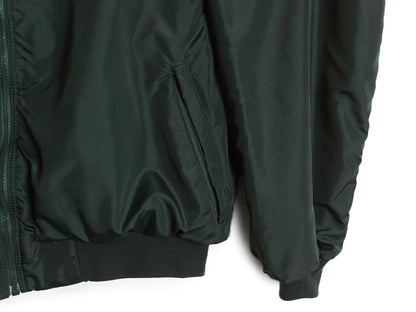 90s USA製 ★ パタゴニア シェルド キャプリーン ジャケット メンズ XL 92年製 オールド シンチラ ナイロン 裏 フリース ブルゾン グリーン