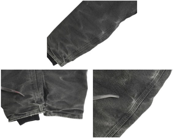 US企画 カーハート ダック シエラ ジャケット レディース L 古着 裏 ボア パイル フリース フルジップ ブルゾン アクティブ ワーク 廃盤 黒