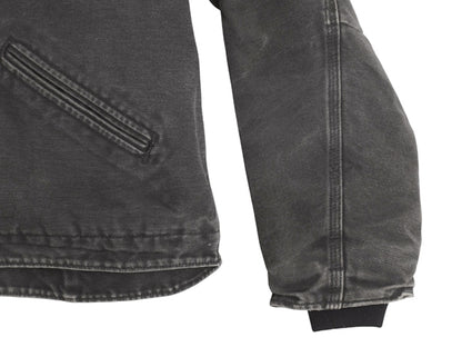 US企画 カーハート ダック シエラ ジャケット レディース L 古着 裏 ボア パイル フリース フルジップ ブルゾン アクティブ ワーク 廃盤 黒