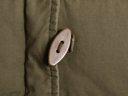 パタゴニア トグル ダウン ジャケット レディース M 古着 14年製 600フィル オーガニック コットン キャンバス ジャンパー ブルゾン カーキ