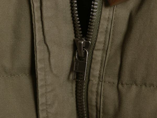 パタゴニア トグル ダウン ジャケット レディース M 古着 14年製 600フィル オーガニック コットン キャンバス ジャンパー ブルゾン カーキ