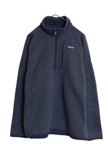 パタゴニア ベターセーター ハーフジップ メンズ L / 17年製 アウトドア フリース セーター 裏起毛 ジャケット プルオーバー ネイビー 企業