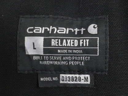 ほぼ デッドストック カーハート デトロイト ジャケット メンズ L 新品 ダック ワーク ブランケット ライナー付き ブルゾン フルジップ 黒