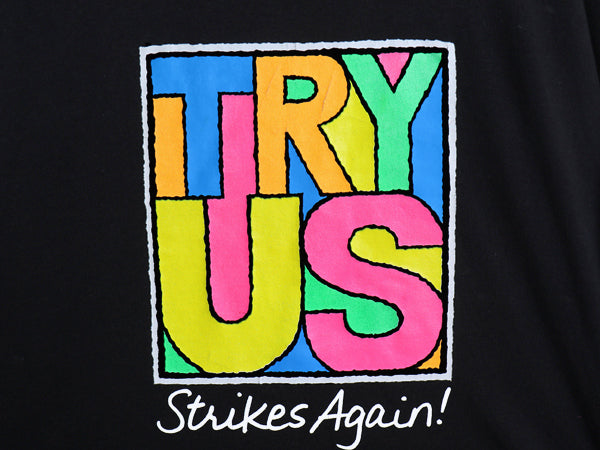 90s USA製 AT&T 企業 プリント 半袖 Tシャツ メンズ XL / オールド 当時物 オフィシャル ヘビーウェイト シングルステッチ 大きいサイズ 黒