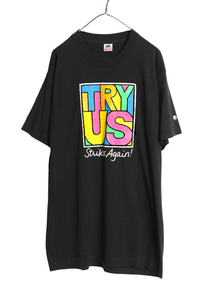 90s USA製 AT&T 企業 プリント 半袖 Tシャツ メンズ XL / オールド 当時物 オフィシャル ヘビーウェイト シングルステッチ 大きいサイズ 黒
