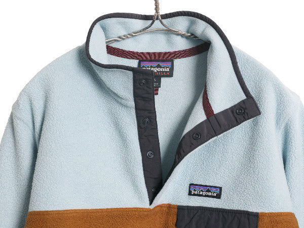 パタゴニア ライトウェイト シンチラ スナップT レディース L / 17年製 フリース プルオーバー ジャケット ブルゾン アウトドア ジャンパー
