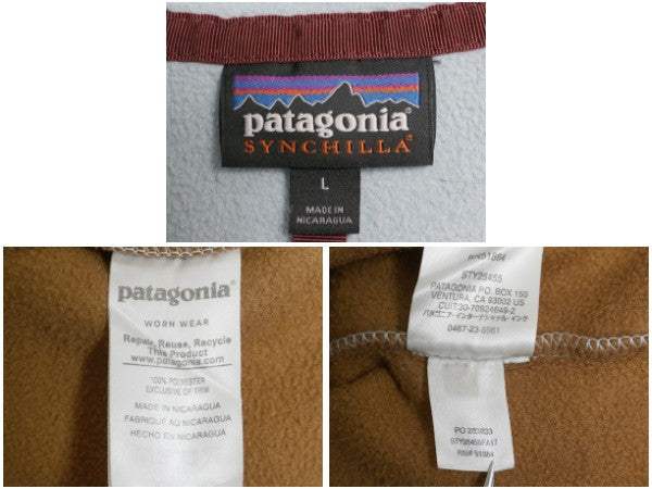 パタゴニア ライトウェイト シンチラ スナップT レディース L / 17年製 フリース プルオーバー ジャケット ブルゾン アウトドア ジャンパー
