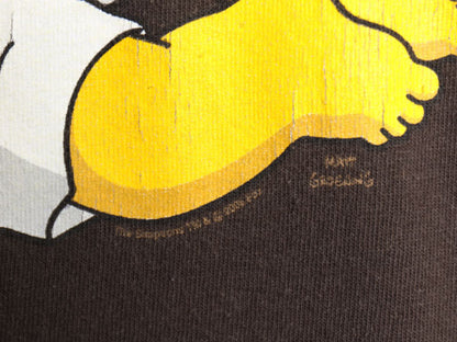 00s シンプソンズ イラスト メッセージ プリント Tシャツ メンズ XL 古着 オールド オフィシャル キャラクター グラフィック 大きいサイズ