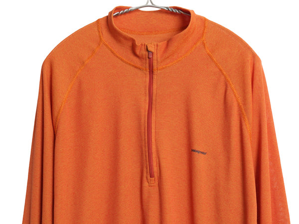 パタゴニア キャプリーン 2 長袖 Tシャツ メンズ XL 古着 06年製 アウトドア ハーフジップ ロンT ストレッチ アンダーシャツ 大きいサイズ