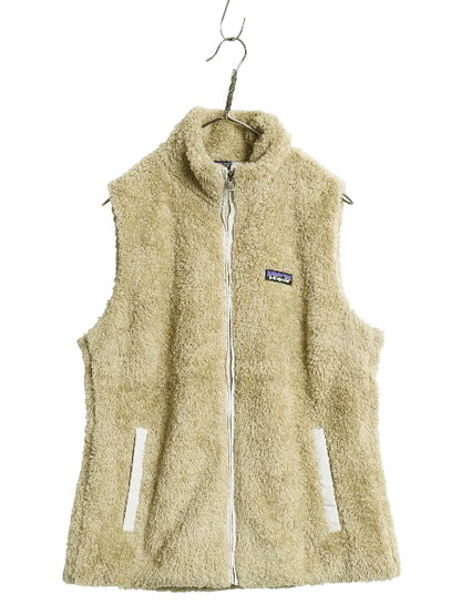 パタゴニア ロスガトス フリース ベスト レディース XL / 18年製 ハイ パイル ボア 重ね着 フルジップ アウトドア ハイネック 大きいサイズ
