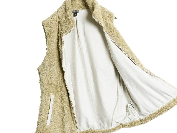 パタゴニア ロスガトス フリース ベスト レディース XL / 18年製 ハイ パイル ボア 重ね着 フルジップ アウトドア ハイネック 大きいサイズ