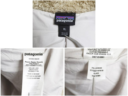 パタゴニア ロスガトス フリース ベスト レディース XL / 18年製 ハイ パイル ボア 重ね着 フルジップ アウトドア ハイネック 大きいサイズ