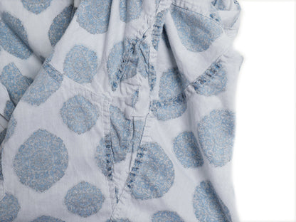 60s ★ PLEET WAY 総柄 オープンカラー パジャマ シャツ メンズ L / ヴィンテージ コットン スリーピング 開襟 ポケット付き マルチカラー 