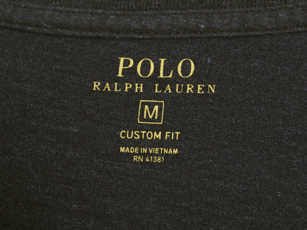 ポロ ラルフローレン 長袖 Tシャツ メンズ M / ロンT ロングスリーブ コットン ワンポイント カットソー インナー シングルステッチ スリム
